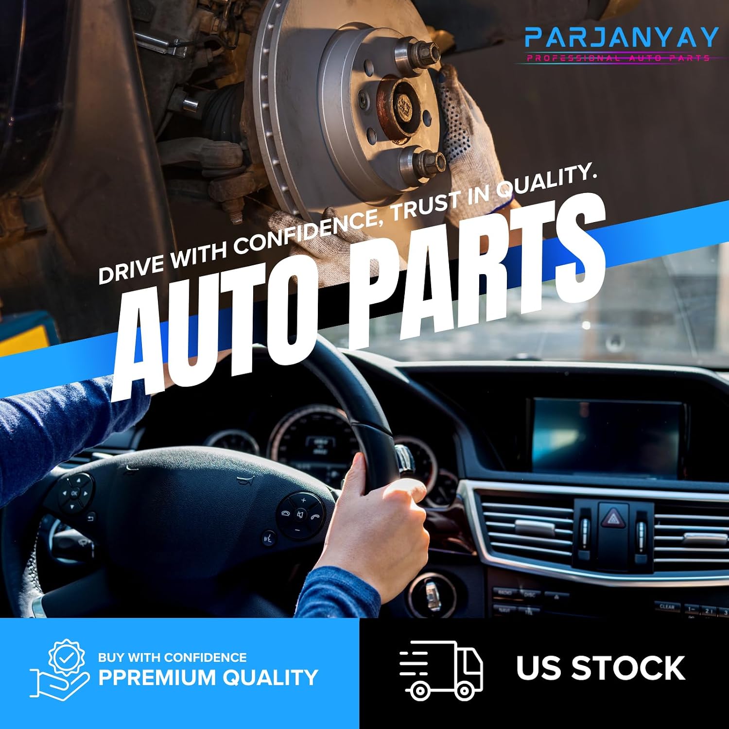 Rear Drum Brake Kit, 2Pcs Automotive Replacement Brake Drums for Ford Fiesta 1.6L 2011 2012 2013 2014 2015 2016 2017 2018 2019, for Ford Fiesta 1.0L 2014 2015 2016 2017