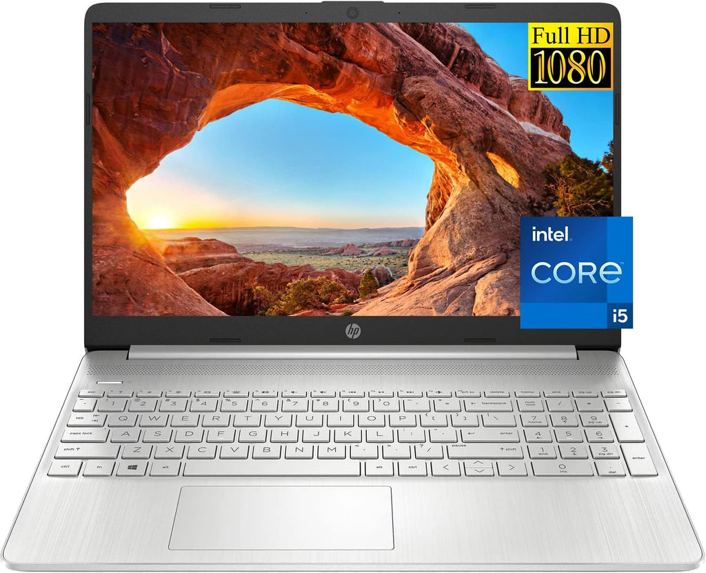 HP 15.6 inch Laptop, Intel Core i5-1135G7 Processor, 15.6' FHD Anti-Glare LED Display, HDMI, Wi-Fi and Bluetooth, Lightweight Design, Fast Charge, Windows 11 Home (16GB RAM | 1TB SSD)