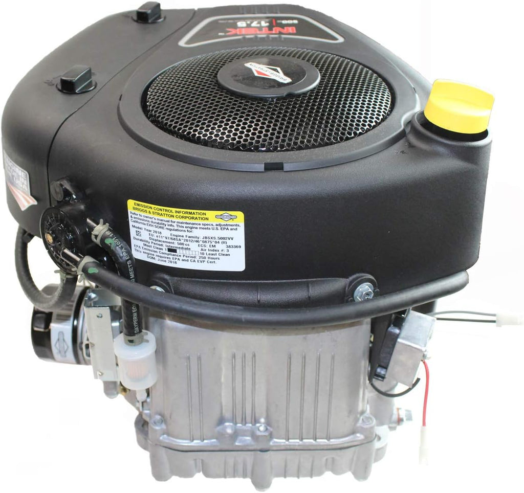 Briggs and Stratton Vertical 17.5 HP 500cc INTEK Engine 9amp 1' x 3-5/32' #31R977-0054