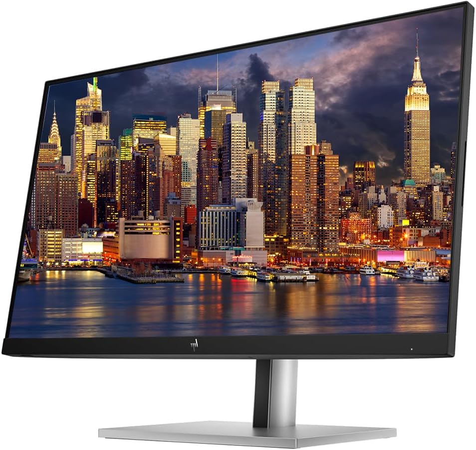 HP EliteDisplay E32k G5 32 inch 4K Ultra HD LCD IPS Monitor 2-Pack Bundle with Full Dock, Built-in Speakers