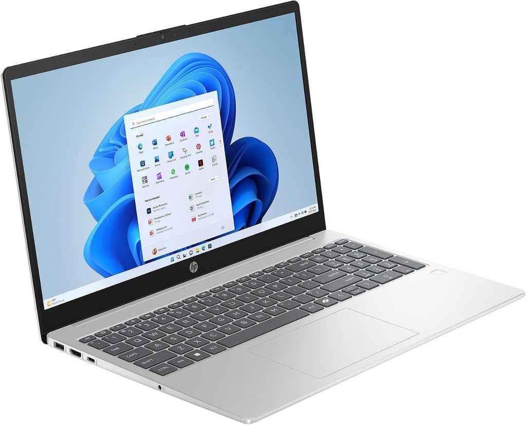 HP 15 Slim High Performance Laptop in Silver Intel 10-core i7-1355u 16GB RAM 1TB SSD 15.6in Full HD HDMI W11 (15-FD01 - Renewed)