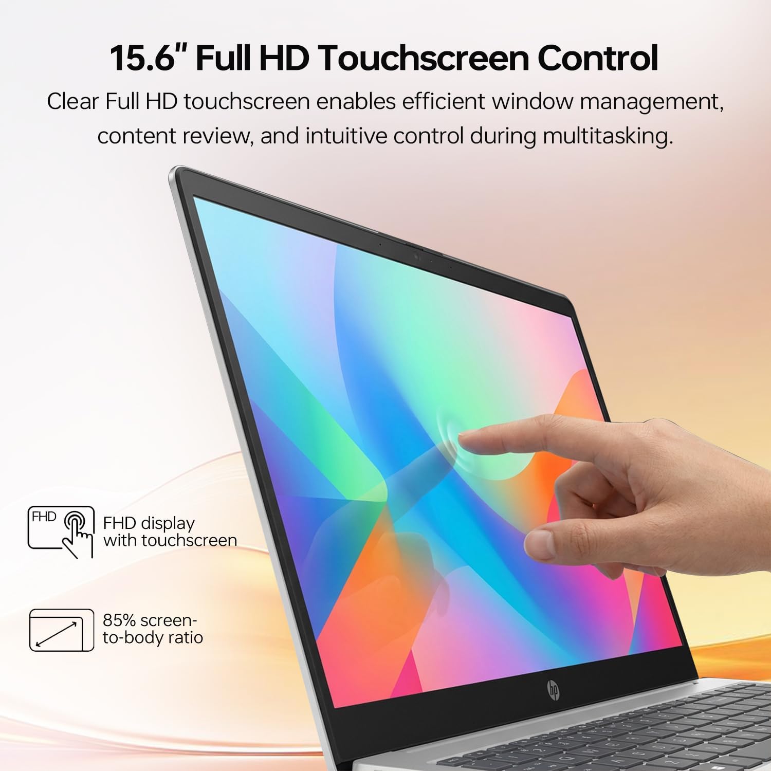 HP 2023 17 Laptop, 17.3' FHD Display (1920 x 1080), AMD Ryzen 7 7730U Processor (Beats i7-1260P), 64GB RAM, 2TB PCIe SSD, Backlit Keyboard, Wi-Fi 6, Webcam, HDMI, Windows 11 Home, Silver