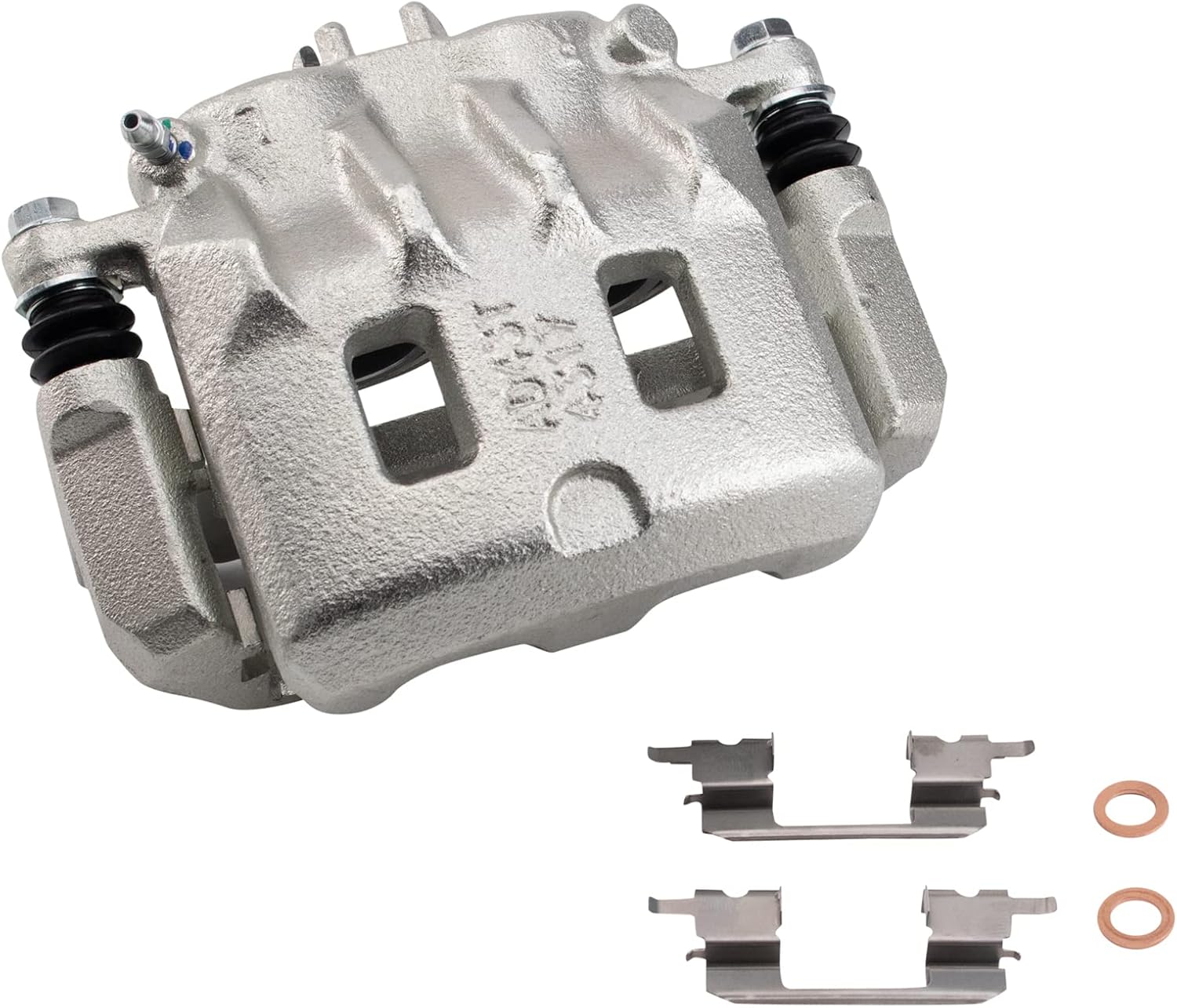TRQ Performance Front Brake Pad and Rotor Set Ceramic Vented Coated Rotors Calipers Compatible with 2000 Subaru Outback