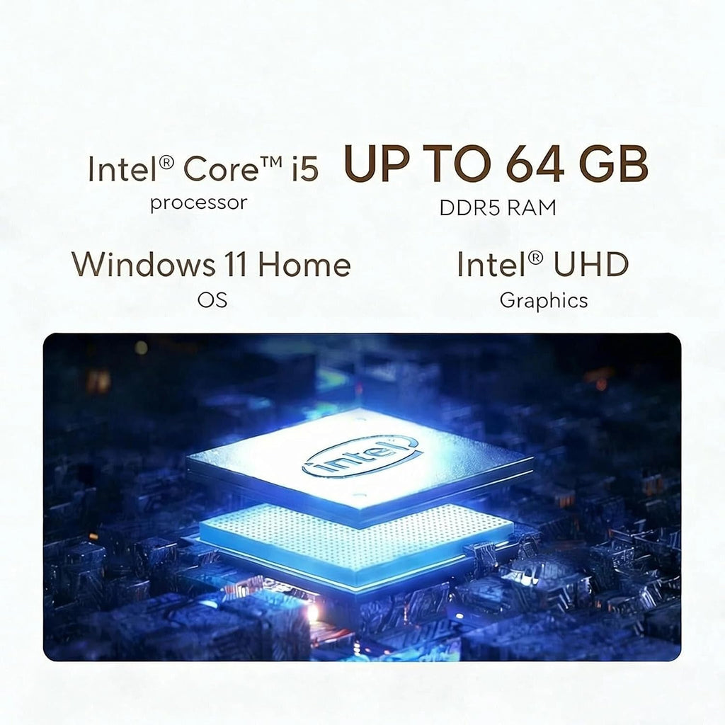 Lenovo IdeaCentre Liter Tower Desktop Computer • Intel Core i5-12500 Processor • 16GB DDR5 • 512GB SSD • Office 365 for The Web • HDMI + VGA, Wi-Fi 6 • Wired Keyboard & Mouse • Windows 11