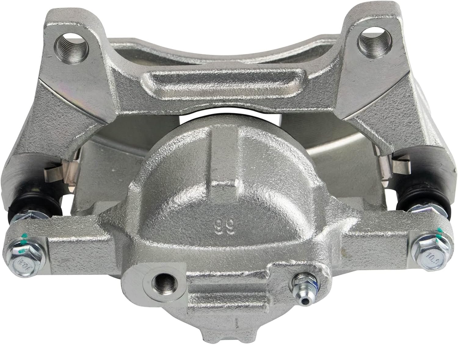 TRQ Front Brake Pad and Rotor Set Ceramic Vented Rotors Calipers Hoses Compatible with 2009-2013 Dodge Journey