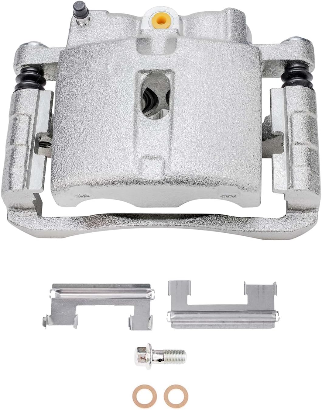 Detroit Axle - Front 8pc Brake Kit for Chevy Silverado GMC Sierra Savana Express Yukon XL 1500 Escalade ESV EXT, Drilled Slotted Disc Brake Rotors Ceramic Brake Pads Brake Calipers Replacement