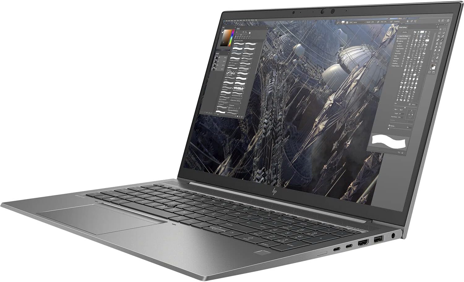 HP ZBook Firefly G8 Workstation Laptop (Intel i7-1165G7 4-Core, 32GB RAM, 512GB PCIe SSD, Quadro T500, 15.6' Full HD (1920x1080), Fingerprint, WiFi, Bluetooth, Webcam, Win 11 Pro) (Renewed)