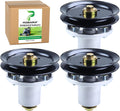 3 Pack 607418 Spindle Assembly with 604704 Spindle Pulley Replaces Hustler 601804 Spindle Assembly for Hustler Raptor SD 60 Deck Spindles, Hustler 60 inch Mower Deck Spindles