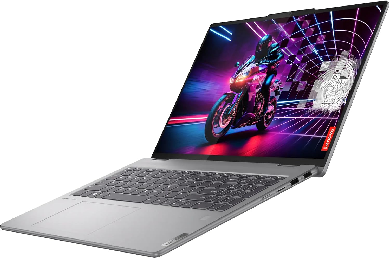 Lenovo Yoga 7 2-in-1 Laptop, 16' 2K Touchscreen, AMD Ryzen 7 8840HS, 16 GB DDR5, 1 TB SSD, Long Battery Life, FP Reader, Wi-Fi 6E, Backlit KB, Win 11 Pro, Office Pro Lifetime License & Designed Mouse