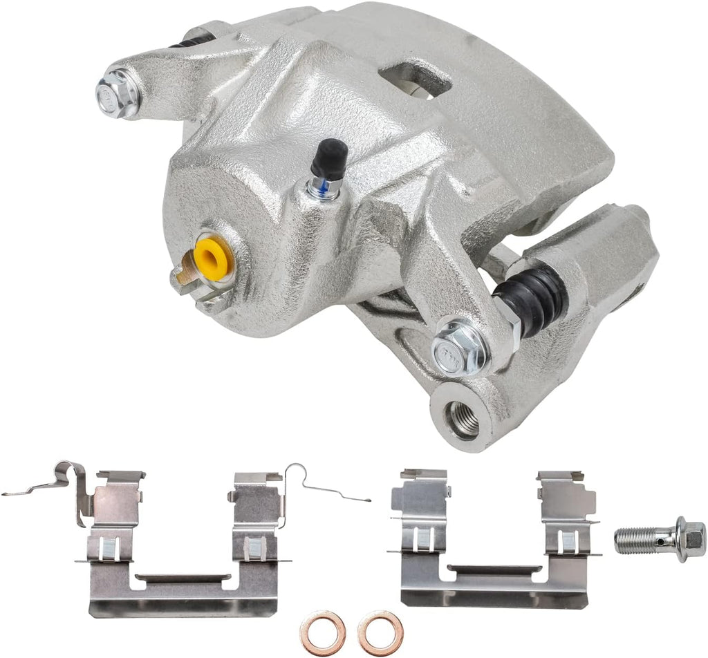 Detroit Axle - Front Brake Kit for 2007-2010 Nissan Altima Disc Brake Rotors 2008 2009 Ceramic Brakes Pads Replacement Brake Caliper : 11.65' inch Rotor