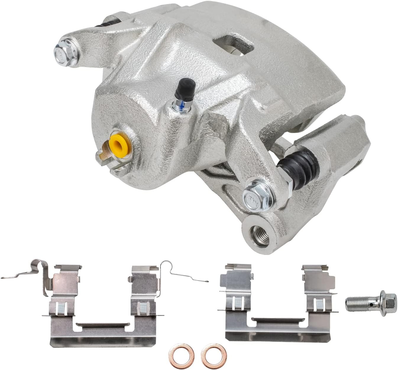 Detroit Axle - Front Brake Kit for 2007-2010 Nissan Altima Disc Brake Rotors 2008 2009 Ceramic Brakes Pads Replacement Brake Caliper : 11.65' inch Rotor