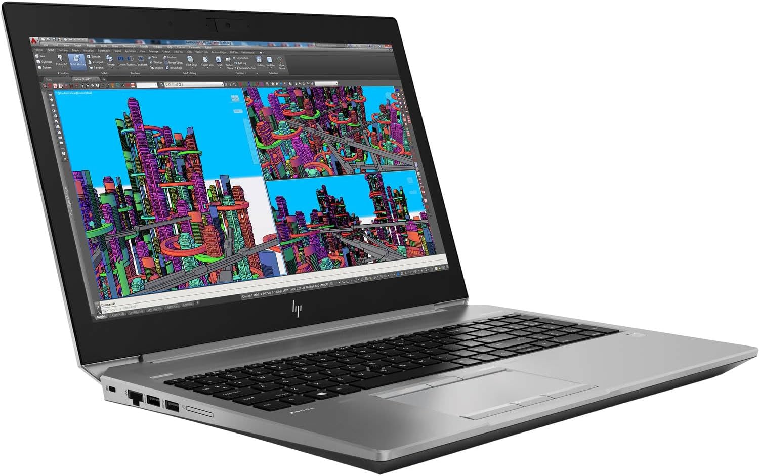 HP ZBook 15 G5 15.6' 1920x1080 FHD Workstation PC, Intel Core i7-8750H 2.2GHz, 64GB DDR4 RAM, 1TB NVMe SSD, Windows 11 Pro 64Bit, CAM, NVIDIA Quadro P2000 4GB (Renewed)