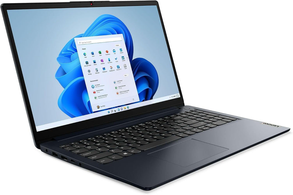 Lenovo IdeaPad 1i 15.6 inch FHD Laptop | Intel Core i5-1235U | Intel Iris Xe Graphics | HDMI | Abyss Blue| 16GB RAM | 256GB SSD | Windows 10 S | Bundle with USB 3.0 Hub