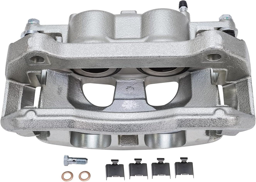 Detroit Axle - Front Brake Kit for 2010-2011 Ford F-150, 2010-2021 Expedition Lincoln Navigator, Disc Brake Rotors Ceramic Brake Pads Brake Caliper Replacement
