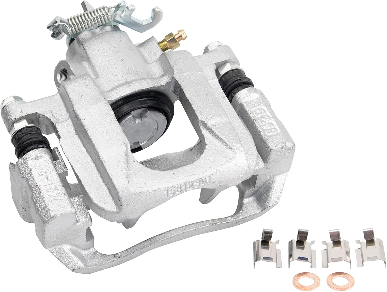 TRQ Rear Brake Pad and Rotor Set Caliper Ceramic Solid Compatible with 2012-2016 Chrysler Town & Country 2012-2016 Dodge Grand Caravan 2012-2015 Ram C/V 2013-2014 Volkswagen Routan