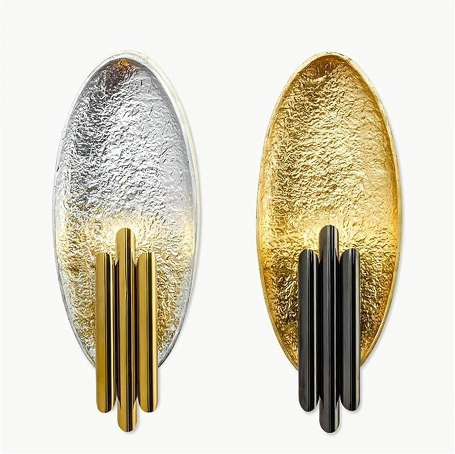 Gold Silver Body Wall Lamp Living Room Indoor Lighting Bedroom Bedside Lamps Aisle Wall Light Fixture Chandelier(Gold)