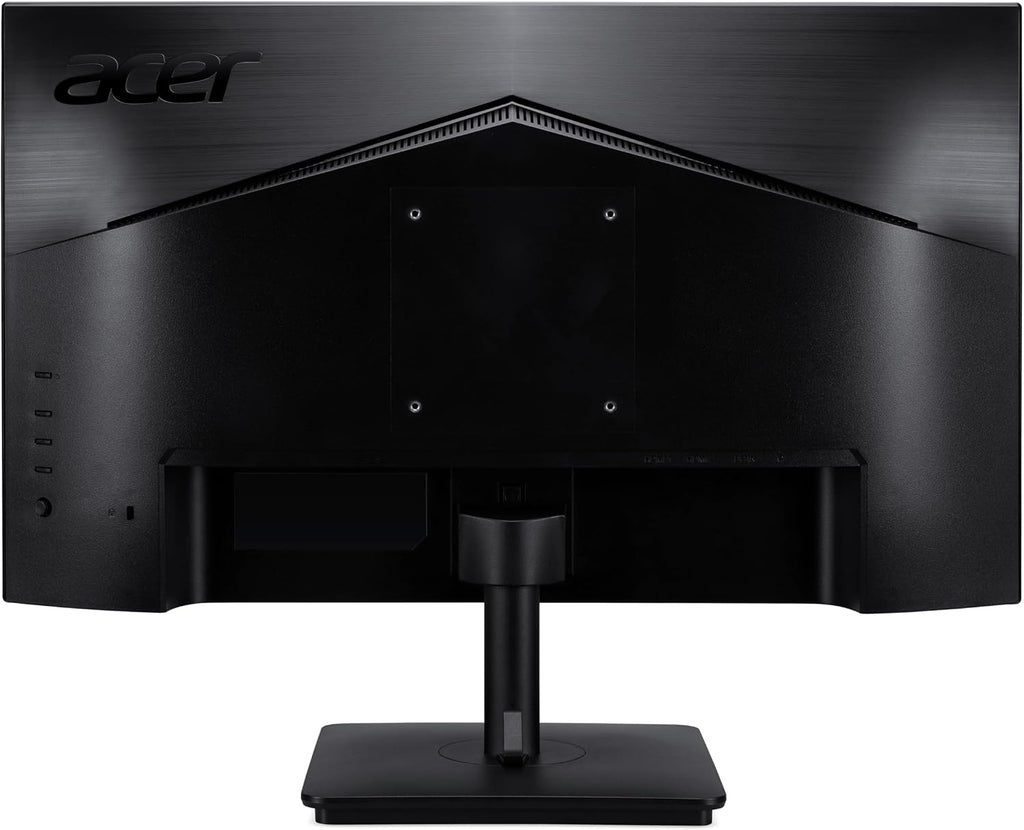 acer 27' FHD IPS Monitor with 4ms Response Time, Anti Glare, VESA Mount (100mm), HDMI, VGA & Dockztorm USB Port Expander, Black Color