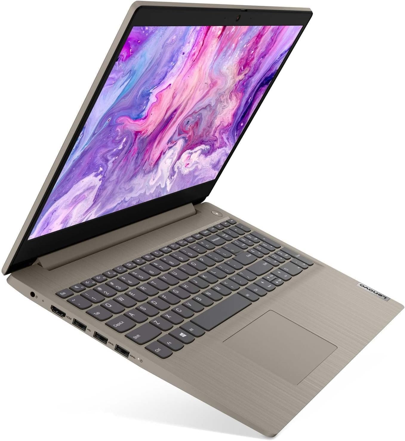 Lenovo IdeaPad 3 15' FHD Laptop with Office 365, Intel Core i3-1115G4 Processor, 12GB RAM 256GB SSD, 256gb 9H Docking Station, Webcam, Wi-Fi, Bluetooth, Windows 11 Home, Almond