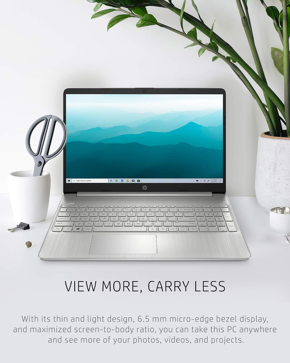HP 14 Laptop, AMD Ryzen 5 5500U, 8 GB RAM, 256 GB SSD Storage, 14-inch Full HD Display, Windows 11 Home, Thin & Portable, Micro-Edge & Anti-Glare Screen, Long Battery Life (14-fq1025nr, 2021)