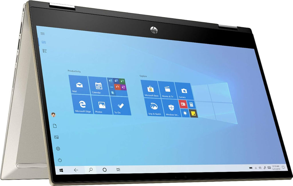 HP 2020 Pavilion x360 14' FHD WLED Touchscreen 2-in-1 Convertible Laptop, Intel Core i5-1035G1 up to 3.6GHz, 8GB DDR4, 256GB SSD, 802.11ac, Bluetooth, Webcam, HDMI, Fingerprint Reader, Windows 10