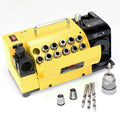 MRCM Drill Bits Sharpener,1/8'-9/16'（3mm -15mm） Drill bit Grinding Machine MR-13A, 95° to 135° Point Angle Re-Sharpener, Portable Bits Sharpening Machine with 13 Collets，All-Metal Housing