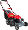 20-Inch Self-Propelled Gas Lawn Mower with 173cc Engine, 60L Large Grass Catcher Bag, Walk-Behind Turf Mowers for Yard Patio Garden Landscaping, Heavy-Duty Adjustable Cutting Height Red