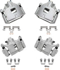 Detroit Axle - 4pc Brake Calipers for 2000-2005 Chevrolet Impala 2000-2004 Monte Carlo, 1998 Olds Intrigue, 4 Front and Rear Disc Brake Calipers Replacement