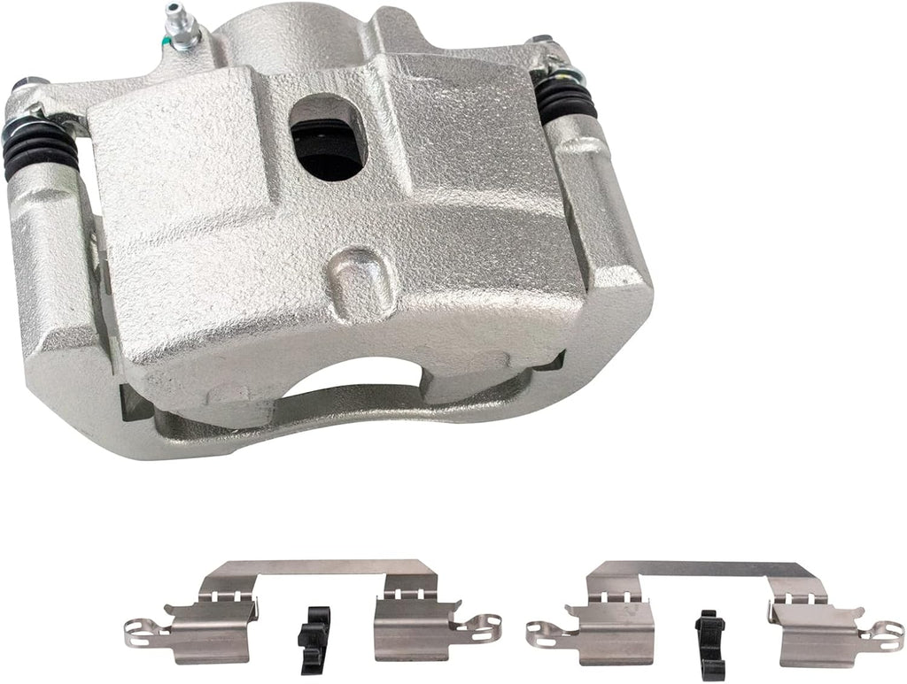 TRQ Performance Front Brake Pad and Rotor Set Ceramic Vented Coated Rotors Calipers Compatible with 2013-2016 Dodge Dart