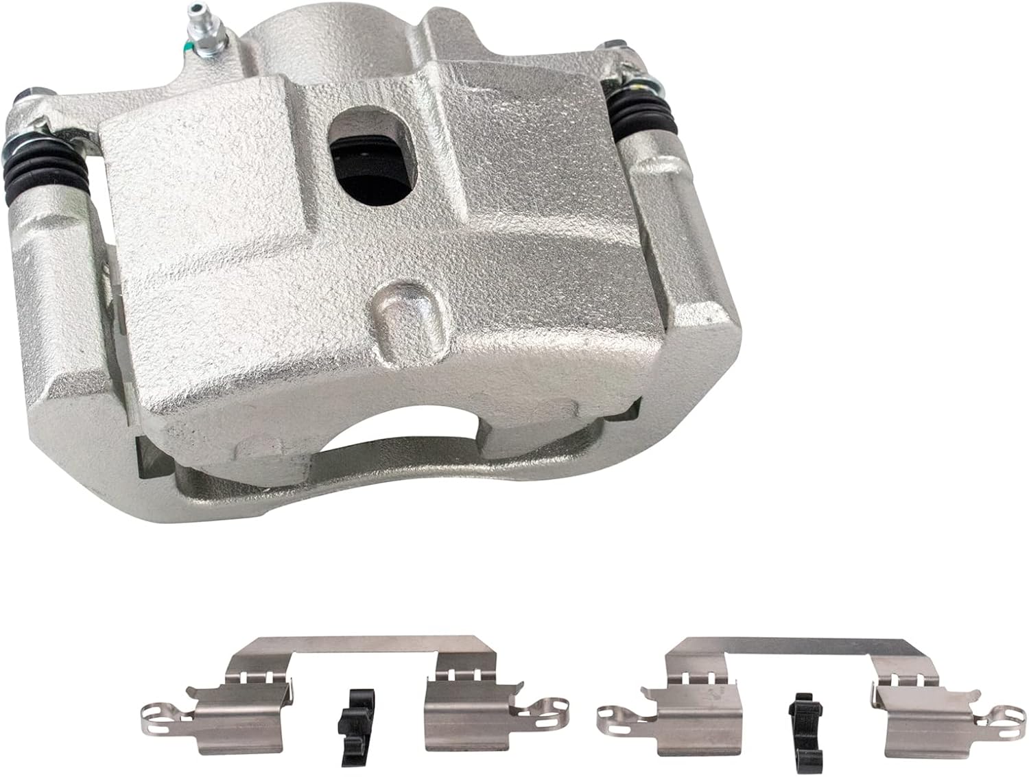 TRQ Performance Front Brake Pad and Rotor Set Ceramic Vented Coated Rotors Calipers Compatible with 2013-2016 Dodge Dart