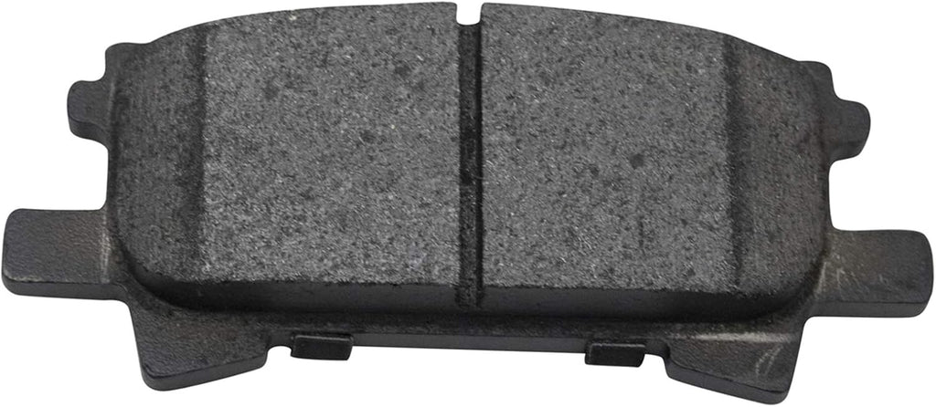 TRQ Rear Brake Pad and Rotor Set Semi Metallic Rotors Calipers Compatible with 2004-2007 Toyota Highlander