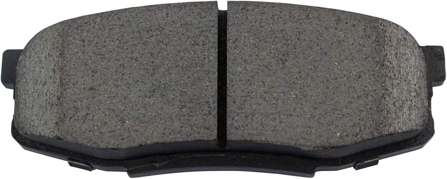 TRQ Rear Brake Pad and Rotor Set Ceramic Rotors Calipers Compatible with 2008-2015 Toyota Sequoia 2007-2015 Tundra