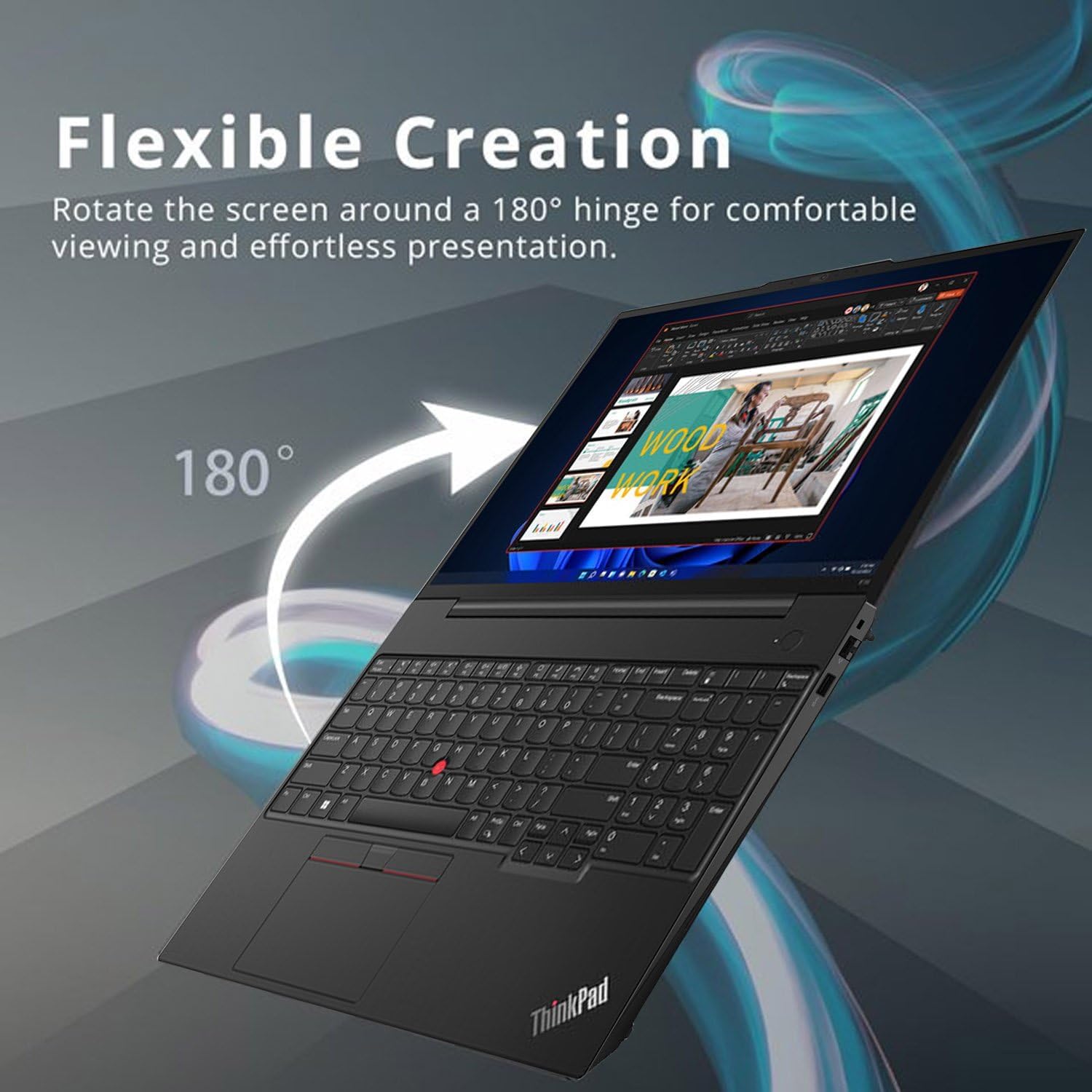 Lenovo ThinkPad E16 Gen 1 Business Laptop Computer, 16GB RAM, 512GB PCIe SSD, 13th Gen Intel 10-Core i5-1335U, 16' FHD+, WiFi 6, Thunderbolt 4, Windows 11 Pro