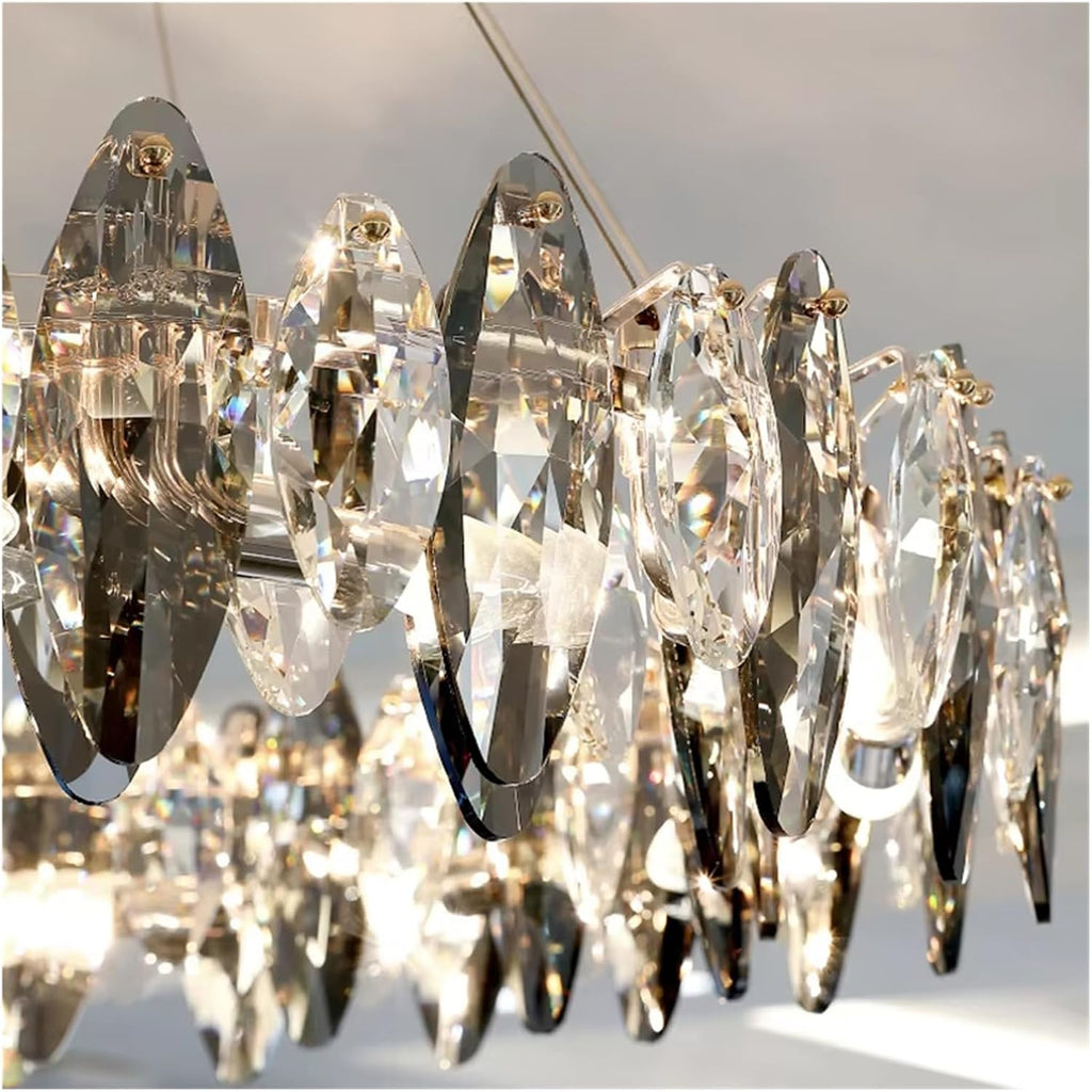 Crystal Gold Silver Modern Pendent Light Independent Design Chandelier Luxury Home Decoration Hanging Lamp,Dining Light Fixtures