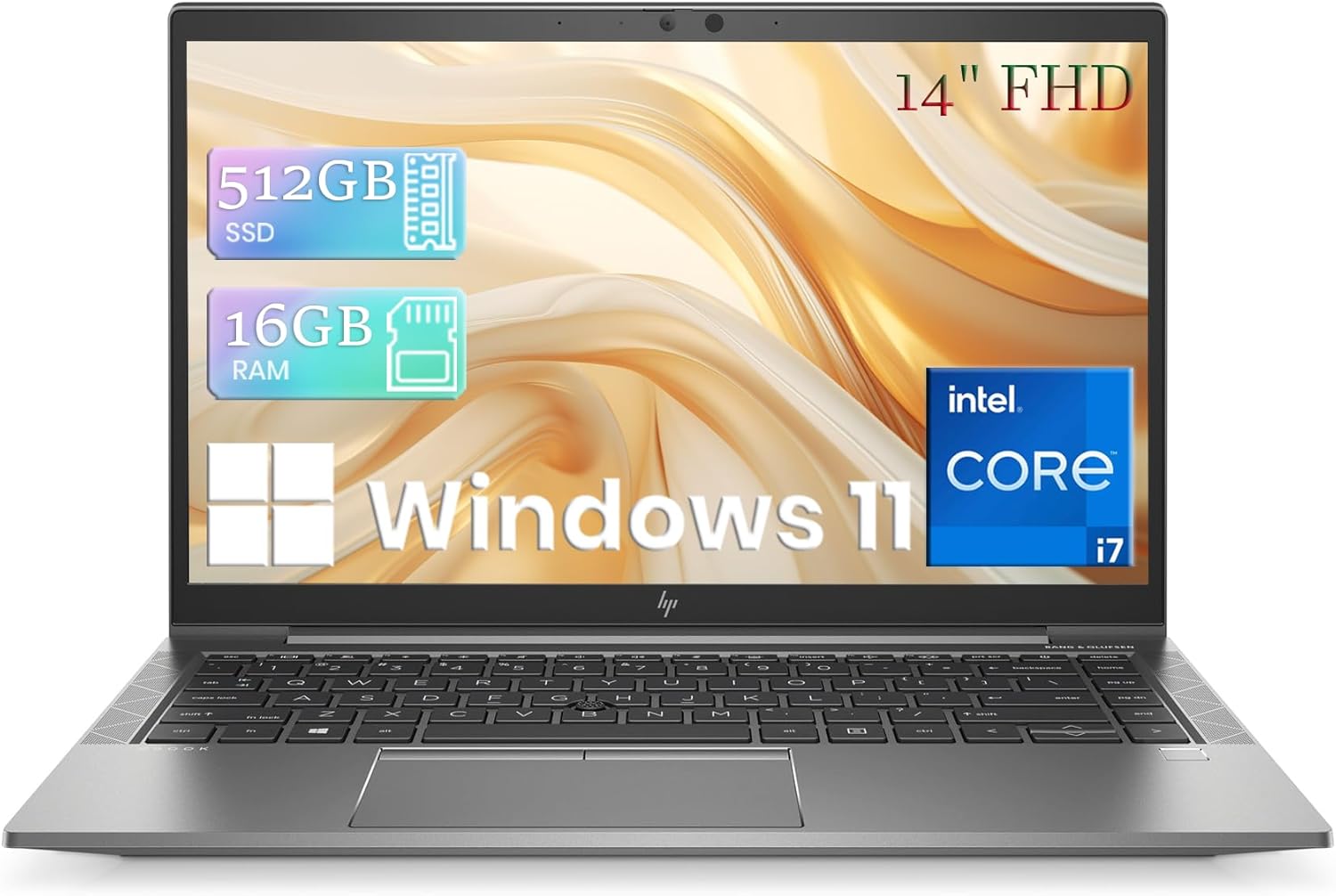 HP ZBook Firefly 14 G8 Laptop Workstation Win11, 14'' FHD Mobile Workstation, Intel 11th Gen Core i7-1185G7, 16GB RAM, 512GB SSD, Type-C, HDMI, Windows 11 Pro (Renewed)