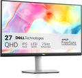 Dell S2722DC Monitor - 27-inch WQHD (2560x1440) 75Hz 4Ms Display, AMD FreeSync, Built in Speaker, USB Type-C/USB 3.2 Gen 1/HD (Renewed)
