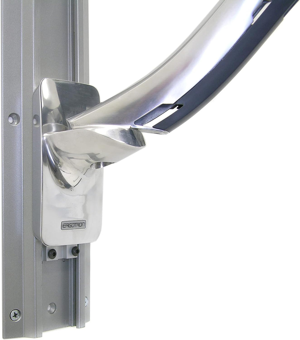 Ergotron – MX Single Monitor Arm, VESA Wall Mount – for Monitors Up to 42 Inches, 14 to 30 lbs – Polished Aluminum