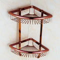 Towel Rack, Bathroom Bathroom Hardware Pendant, Toilet Towel Rod, Bath Towel Shelf, Rose Gold Fan, Double Layer