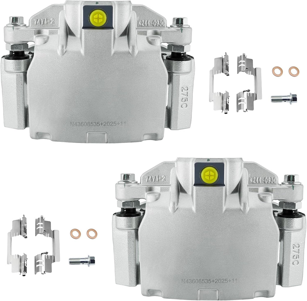 Betthand Rear Disc Brake Calipers 18B5030+18B5031 Replace for 2007-2018 Chevy Silverado 1500, 2007-2020 Tahoe, 2007-2014 Suburban 1500, 2007-2018 GMC Sierra 1500, 2007-2019 Yukon, 2015-2019 Yukon XL