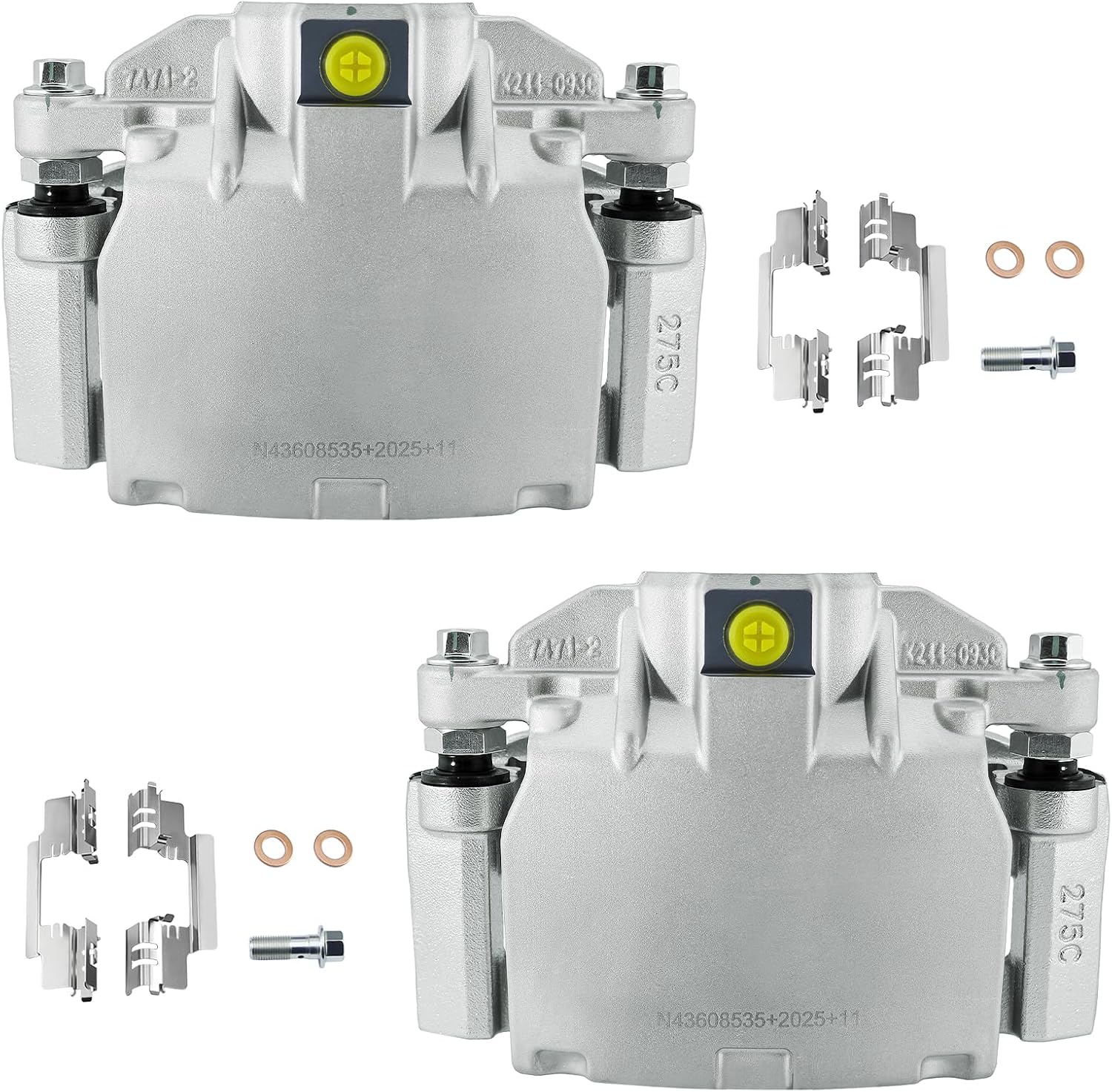Betthand Rear Disc Brake Calipers 18B5030+18B5031 Replace for 2007-2018 Chevy Silverado 1500, 2007-2020 Tahoe, 2007-2014 Suburban 1500, 2007-2018 GMC Sierra 1500, 2007-2019 Yukon, 2015-2019 Yukon XL