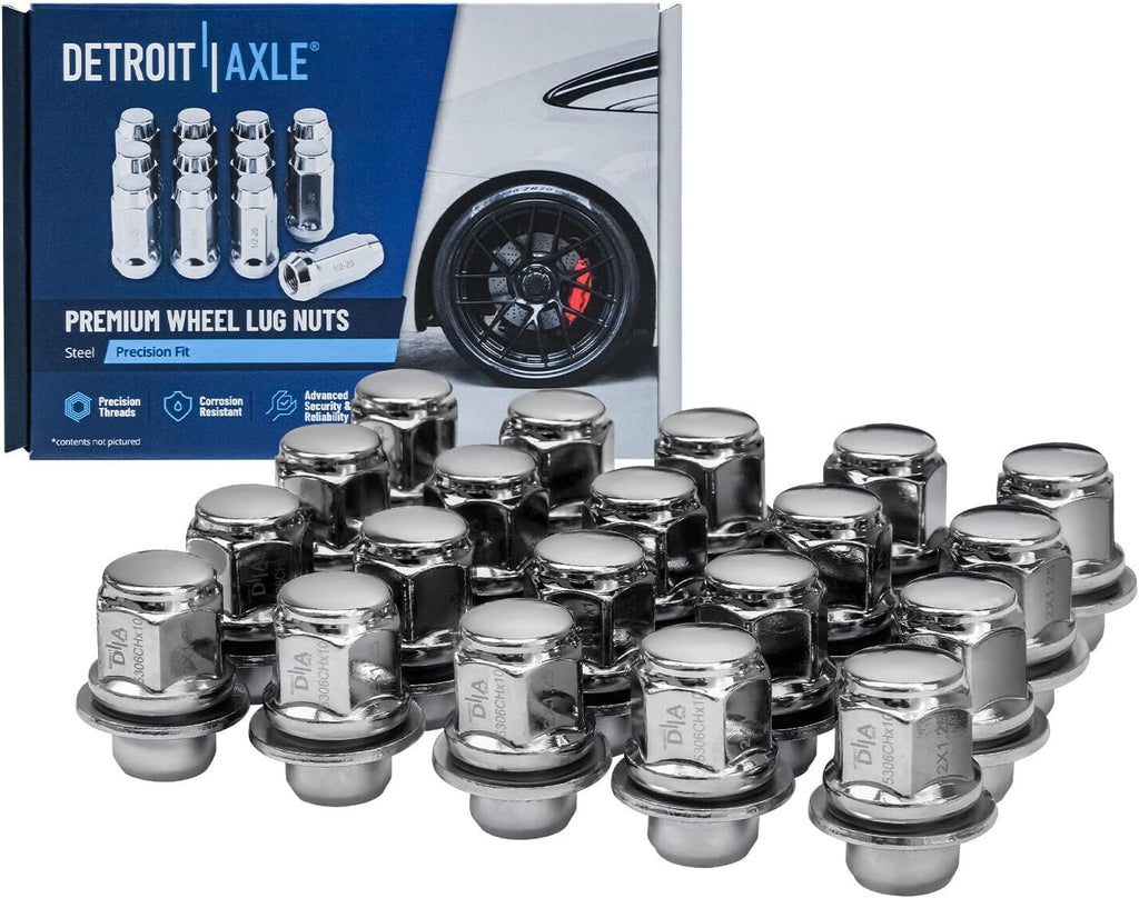 Detroit Axle - Front Brake Rotors Wheel Bearing Hubs Kit for 2007-2018 Nissan Altima, 11.65 inch Drilled and Slotted Brake Rotors Wheel Bearing Hubs Lug Nuts Replacement