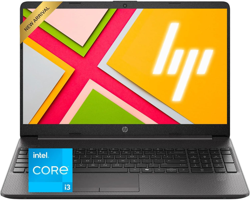 HP 15.6' FHD Laptop for Business & Student • 2026 Edition • Intel Core i3(Beats i7-1165G7) • 8GB RAM • 256GB PCIe SSD • Copilot AI • Wi-Fi 6 & Bluetooth 5 • Windows 11