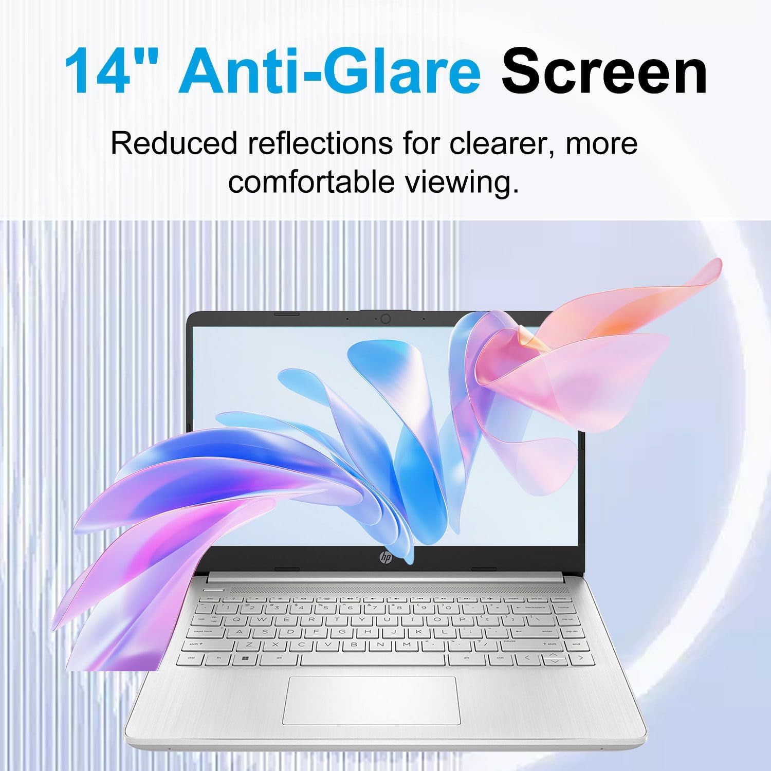 HP 14' FHD Anti-Glare Laptop Computer | Intel Core i3 CPU | 32GB RAM | 2TB SSD | Fingerprint Reader | Fast Wi-Fi & HD Webcam | SD-Card Reader | Up to 9.15H Battery for Work & School | Windows 11