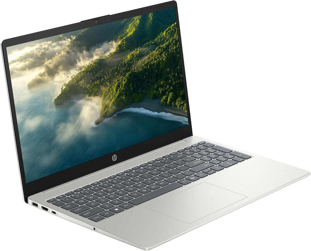 HP 15 Touch Screen Business Laptop Computer, 15.6' FHD LED Touchscreen Laptop, Intel Core i7-1355U(10-Core), Windows 11, 32GB RAM 1TB SSD, Numeric Keypad, SageNova Earphones, Natural Silver