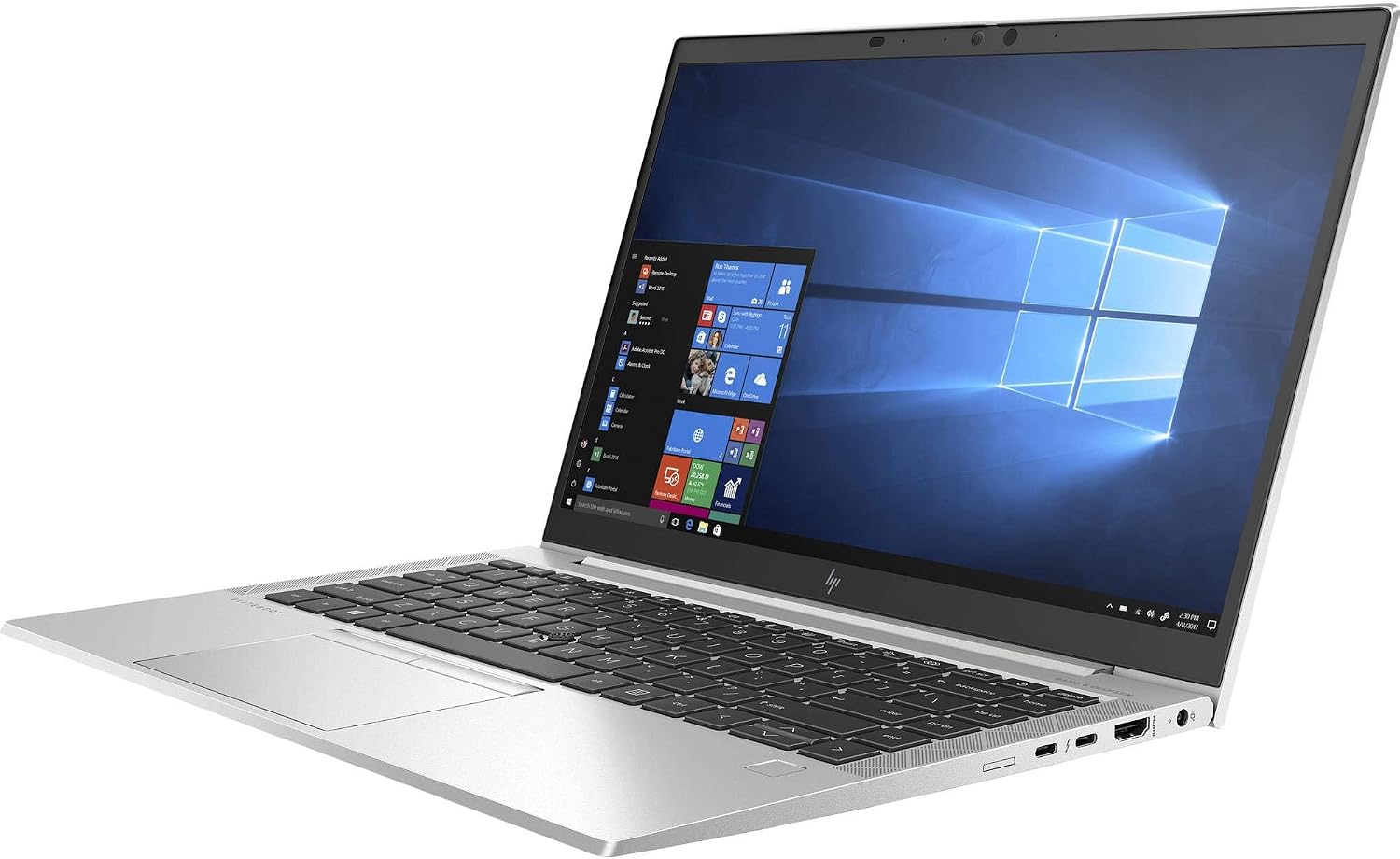 HP EliteBook 840 G7 14-Inch Full HD Laptop Intel Core i7-10610U 32GB RAM 512GB SSD Win 11 Pro (Renewed)