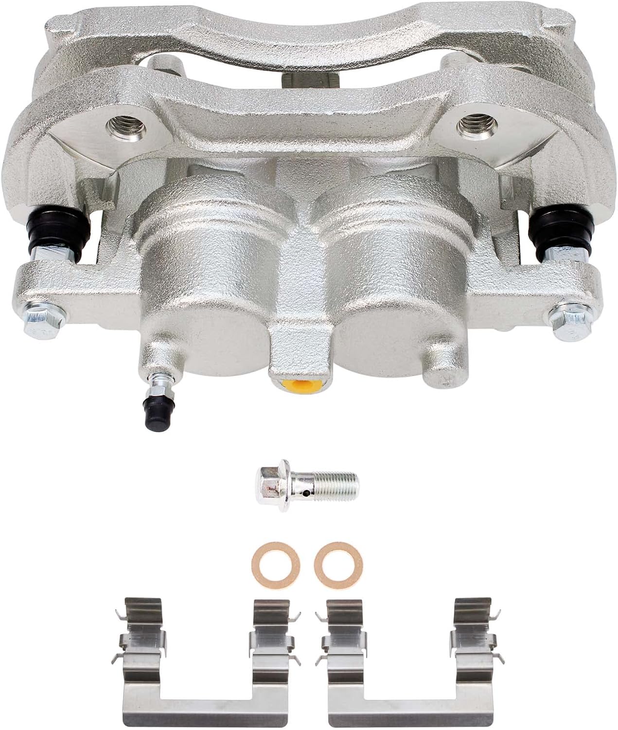 Detroit Axle - 4pc Brake Calipers for 2006-2010 Chevrolet Impala 2006-2007 Monte Carlo, 4 Front and Rear Disc Brake Calipers Replacement