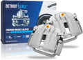Detroit Axle - Rear 2pc Brake Calipers for 2003-2006 Chevy Silverado 1500 GMC Sierra 1500 Cadillac DeVille DTS, 2 Disc Brake Calipers with Bracket Replacement