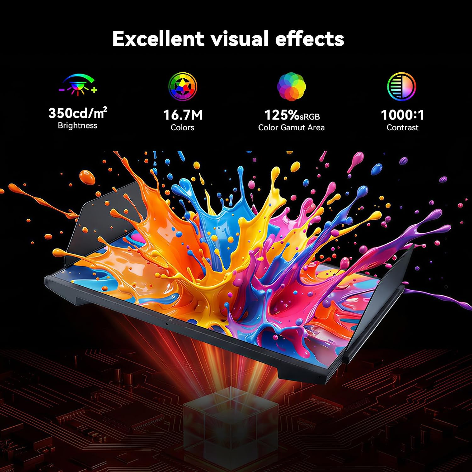 KTC 25M1 400Hz Gaming Monitor 240Hz, FHD 24.1 inch Fast TN Monitor with Shielding Hood, 0.5ms GTG, Adaptive Sync, VESA Support, Height Pivot Swivel Tilt Adjustable
