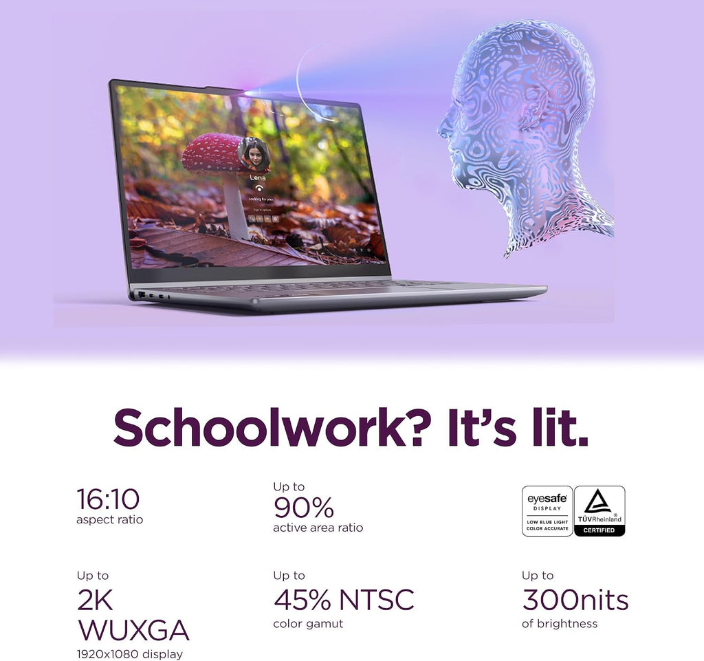 Lenovo IdeaPad 5 2-in-1 Laptop - Copilot+ PC - AMD Ryzen AI 5 340 CPU - 16' WUXGA IPS Touchscreen Display - 16GB RAM - 1TB Storage - AMD Radeon 840M GPU - Luna Grey