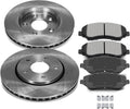 SCITOO Front 11.89' Brake Pads and Rotors Kits Replacement For Chrysler For Town & Country 2008-2016,For Dodge For Grand Caravan/For Journey,For Ram For C/V 2012-2015,For VW For Routan 2009-2014