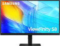 SAMSUNG 27-in ViewFinity S8 (S80D) 4K UHD HDR10 High Resolution Computer Monitor with Ergonomic Stand - LS27D802EANXGO